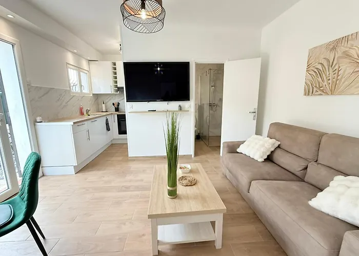 06cp - Beautiful T2 Super Equipped With Terrace ヴィルヌーヴ・ルベ