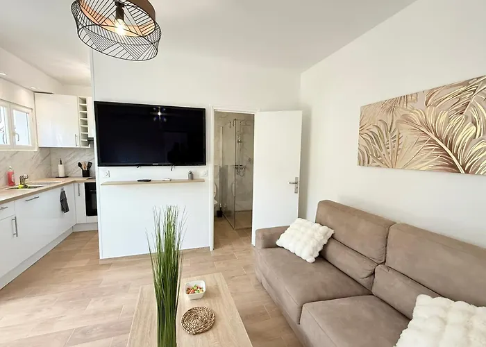 06cp - Beautiful T2 Super Equipped With Terrace アパート ヴィルヌーヴ・ルベ